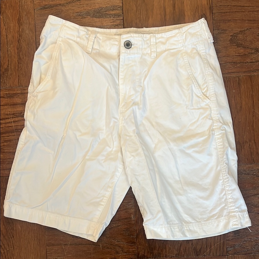 Men's American Eagle White Casual Shorts